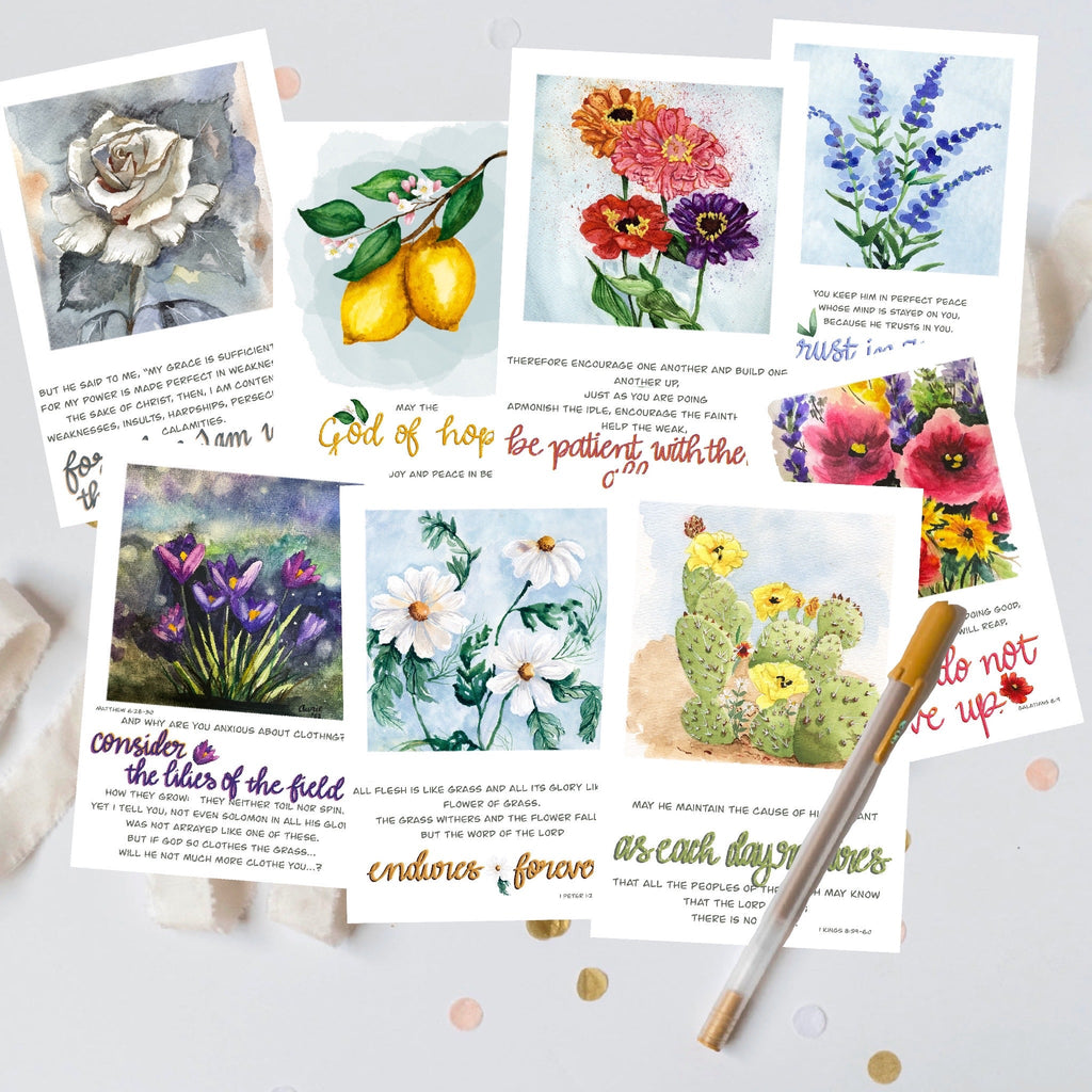 Polaroid Bible Verse Art Prints