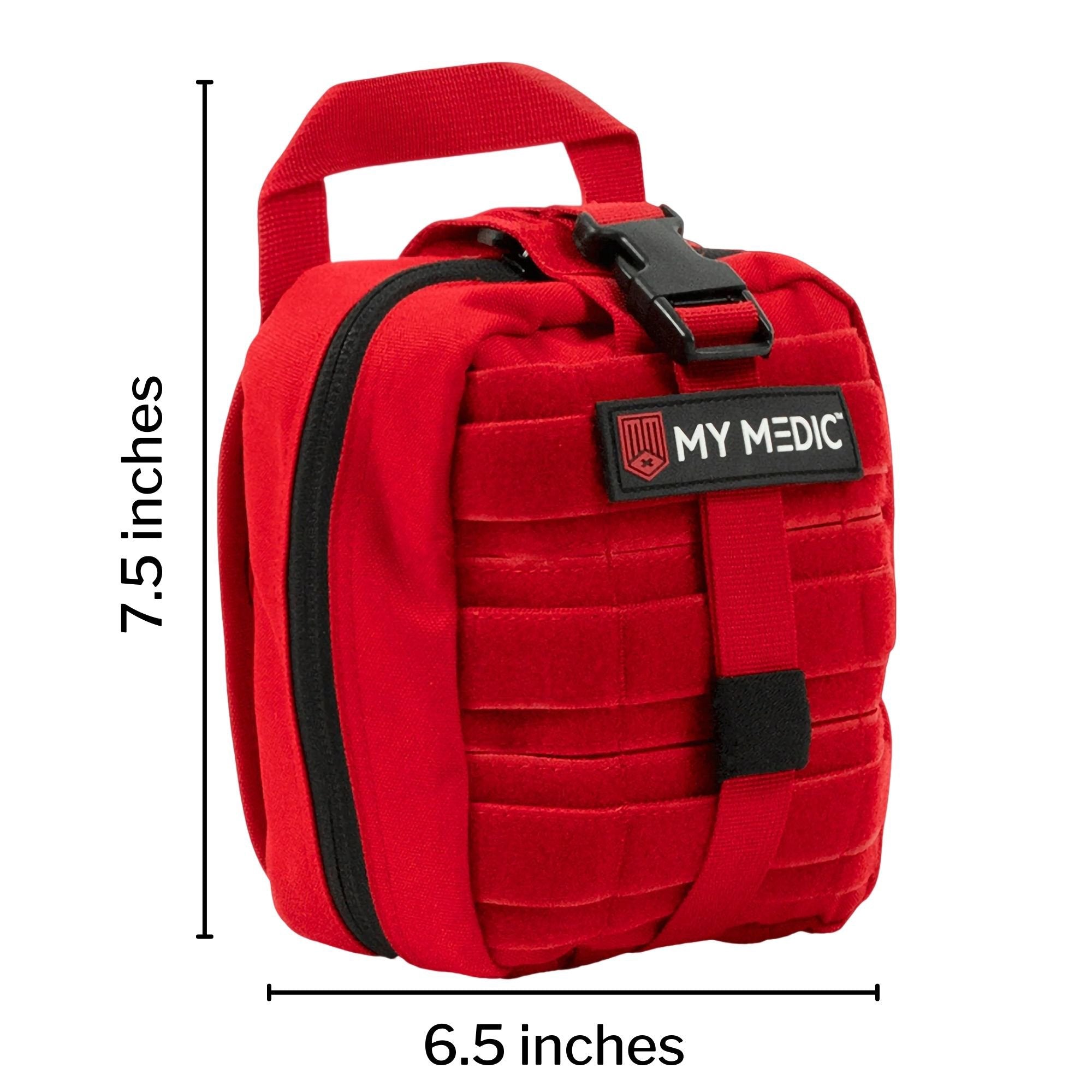 My Medic MYFAK Pro First Aid Kit, Trauma & Medical Supplies for Survival, Red MM-KIT-U-MED-RED-PRO-V2