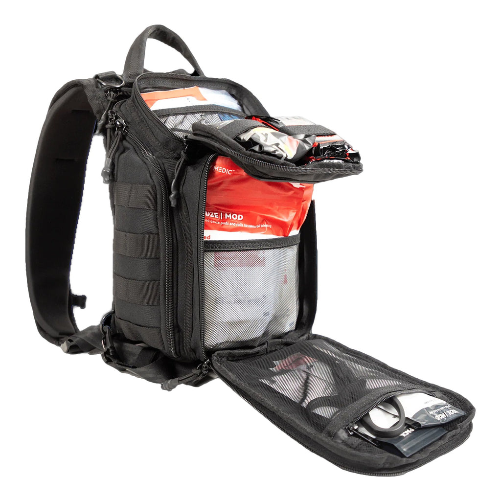RECON Pro First Aid Kit, Black MM-KIT-U-LG-BLK-PRO