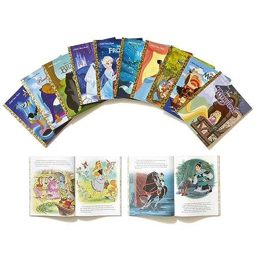 Ultimate Princess Boxed Set of 12 Little Golden Books (Disne