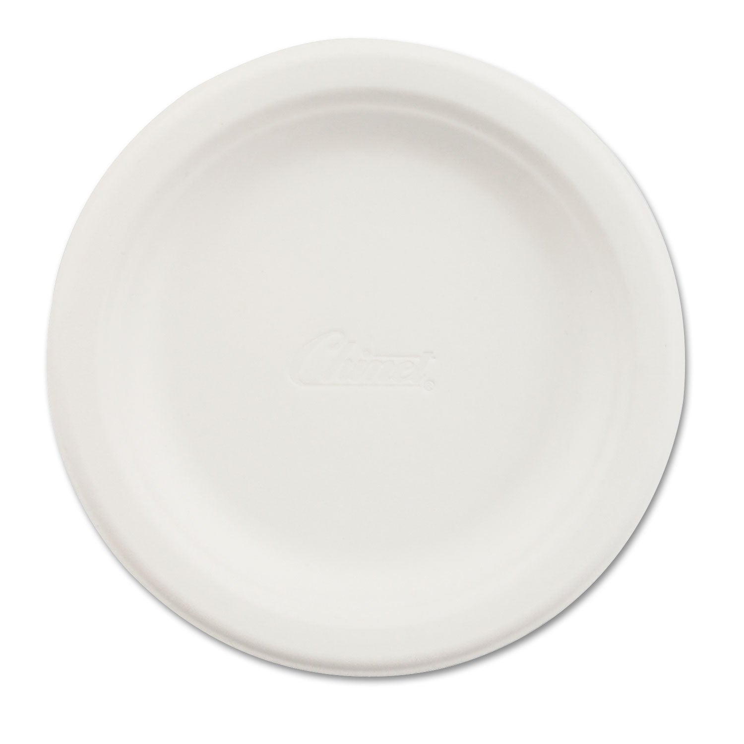 Chinet Paper Dinnerware, Plate, 6" dia, White, 1,000/Carton