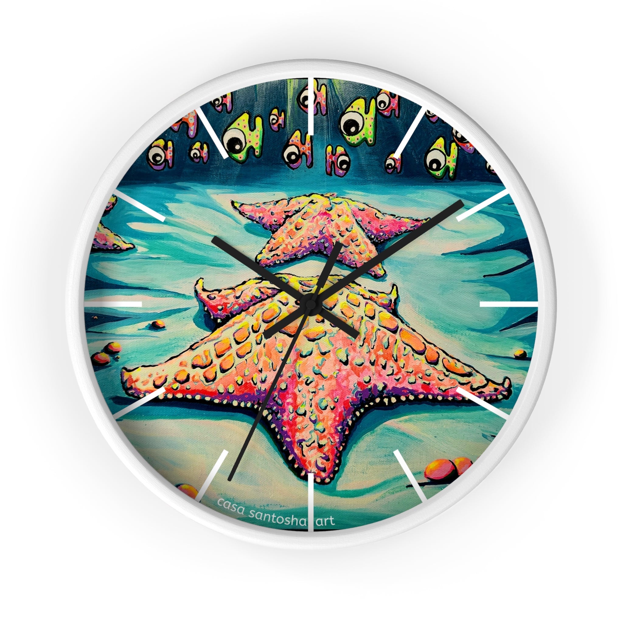Cyclops Starfish Pop Art Wall Clock