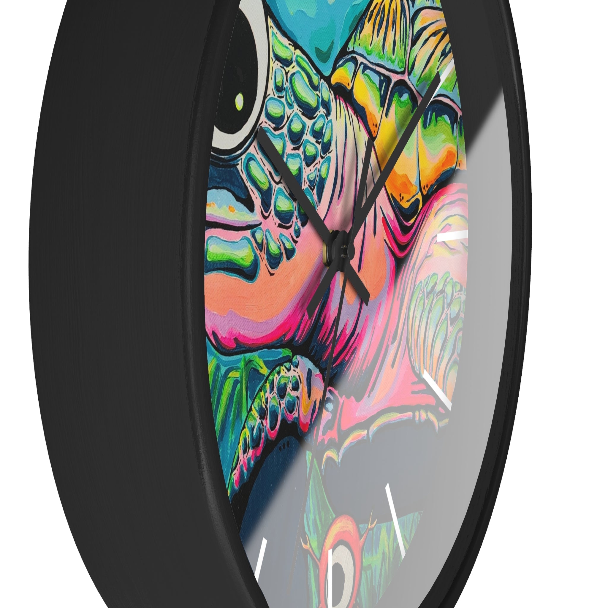 Cyclops Turtle Pop Art Wall Clock