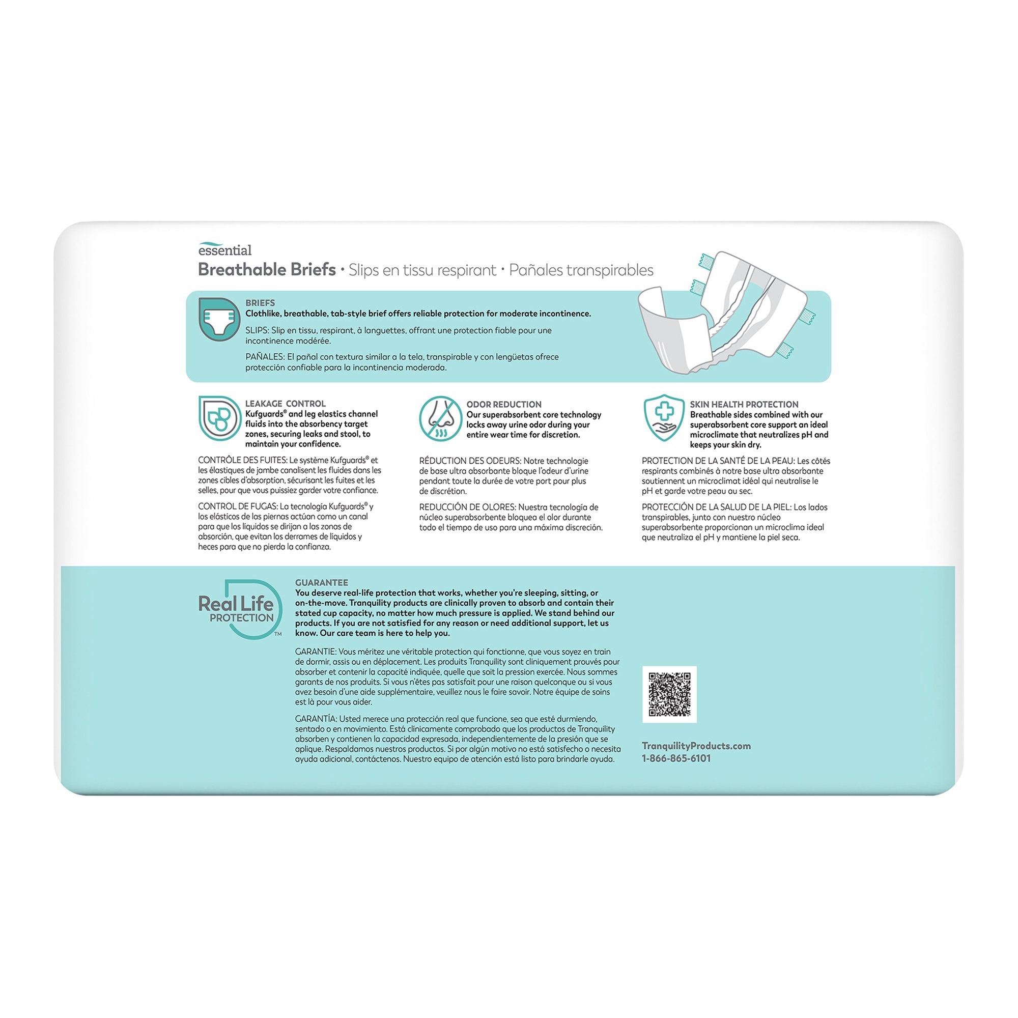 ComfortCare™ Incontinence Brief, Medium 2965-100