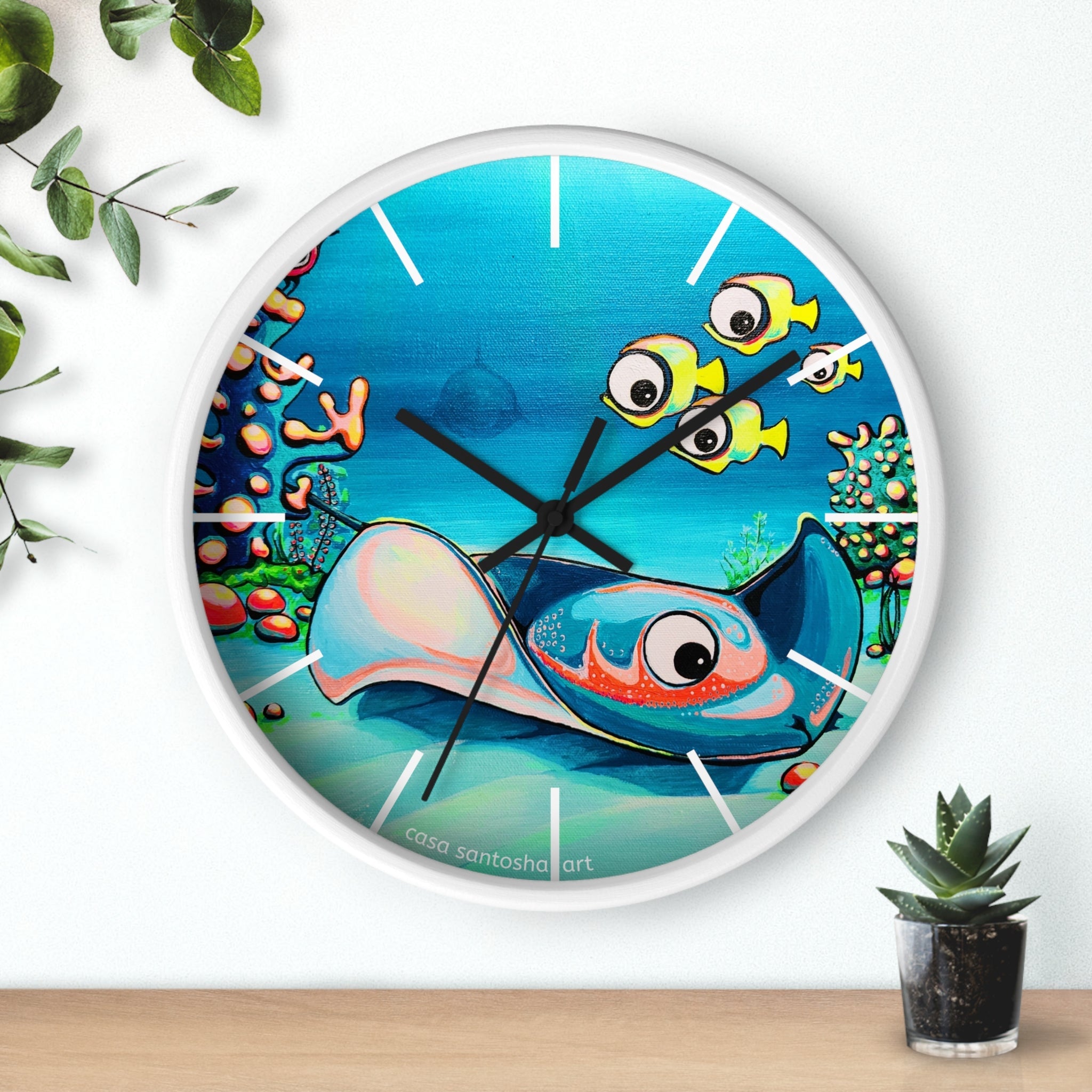 Cyclops Stingray Pop Art Wall Clock
