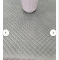 Quilted tablecloth-grey