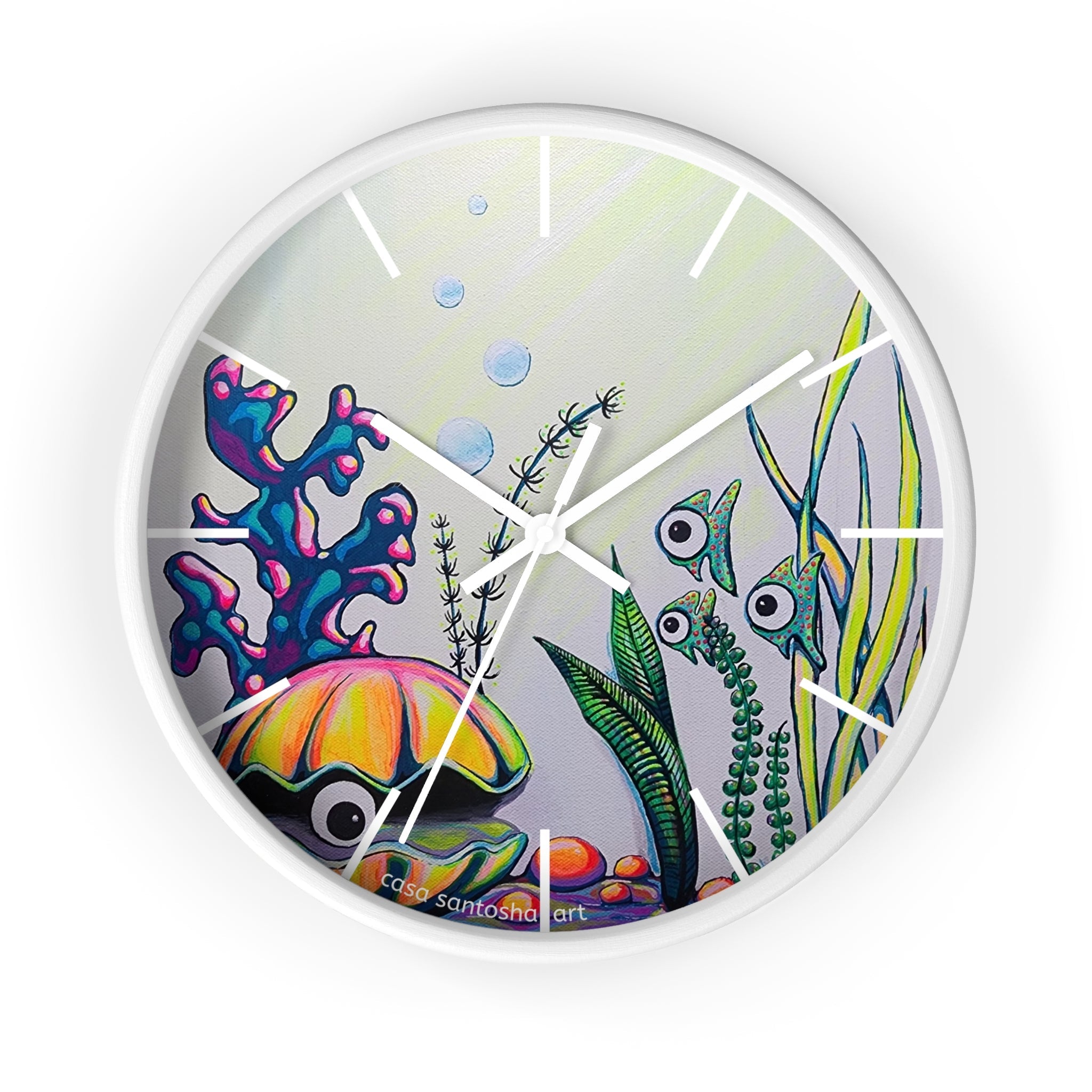 Cyclops Clam Pop Art Wall Clock