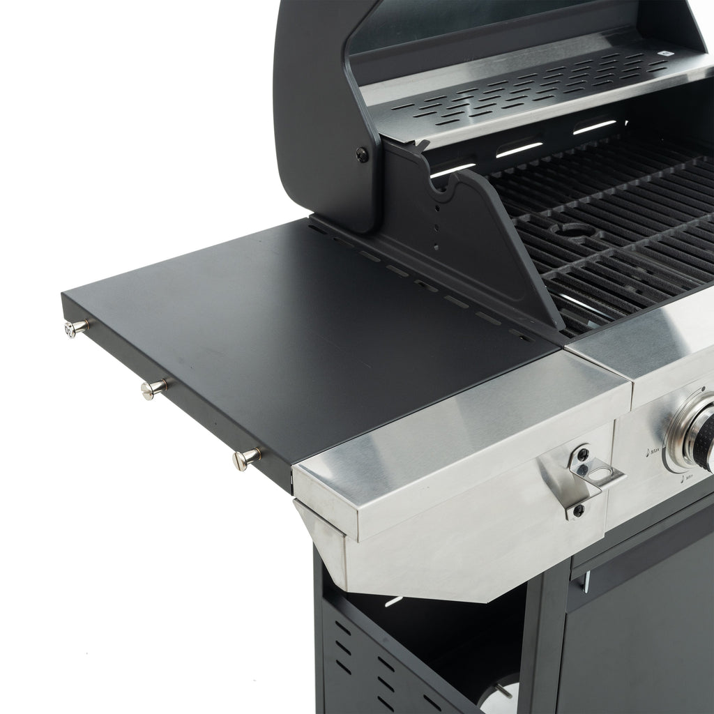 GigaTech 3 Burner Stainless Steel Propane Grill with Side Burner