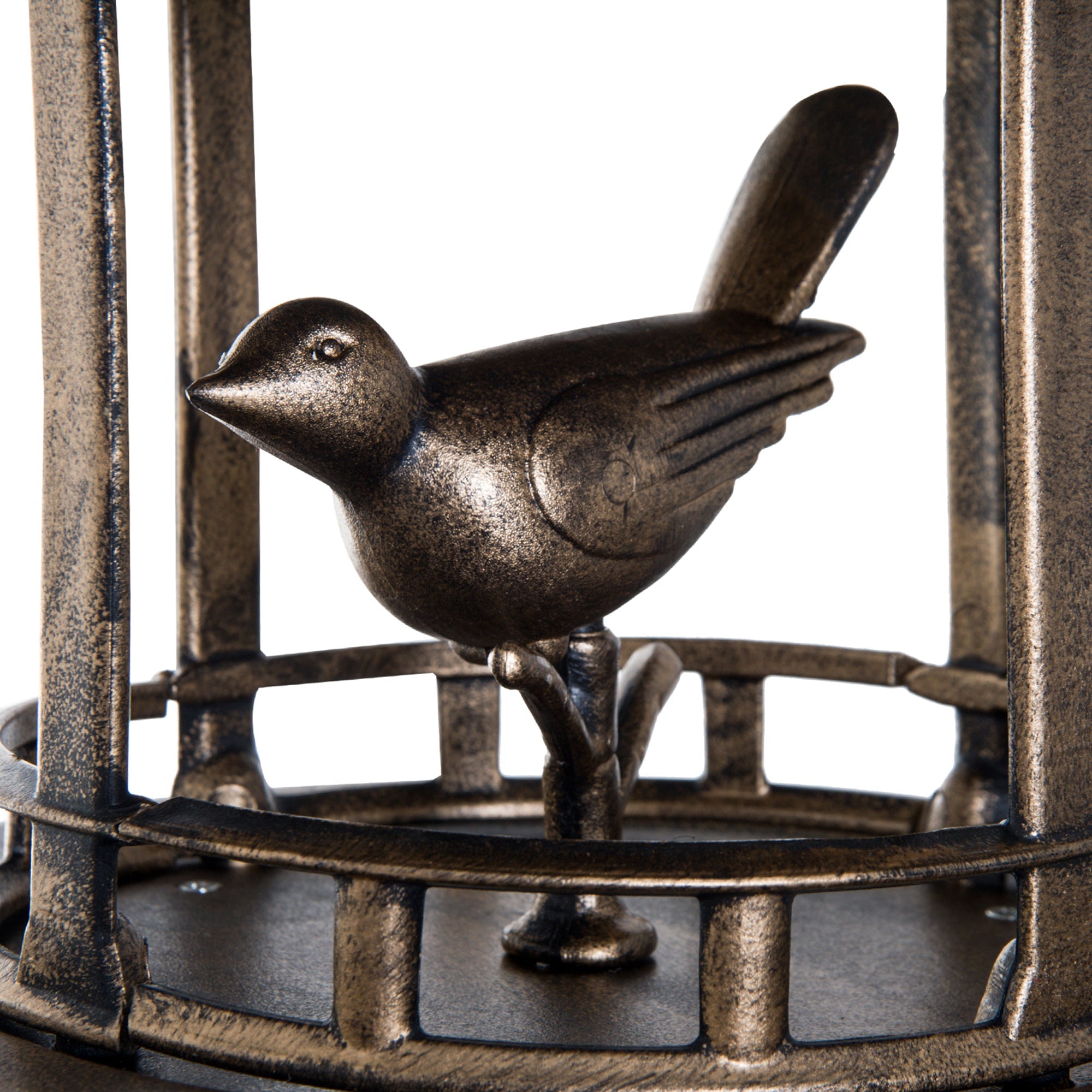 Outsunny 3-in-1 Garden Bird Bath Bowl Pedestal with Feeder