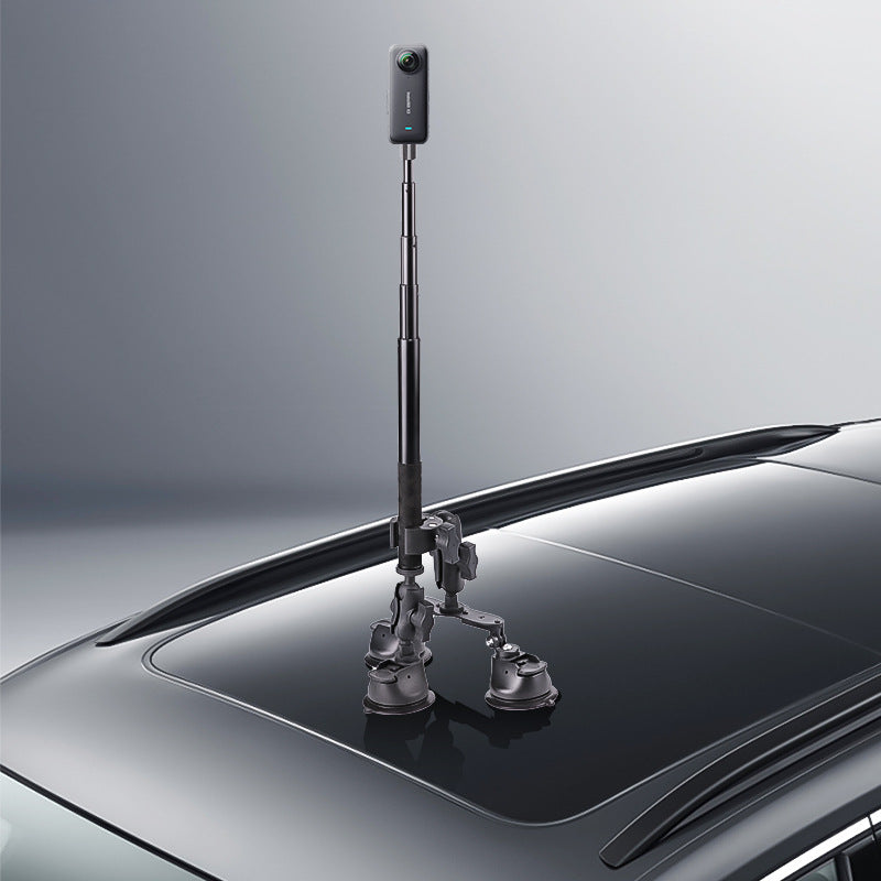 Panoramic Camera View Angle Car Roof And Racket Suction Cup Fixed Bracket