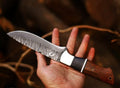 Best Knives for Hunting – 10" J2 Hand-Forged Steel Blade with Rosewood Handle & Leather Sheath