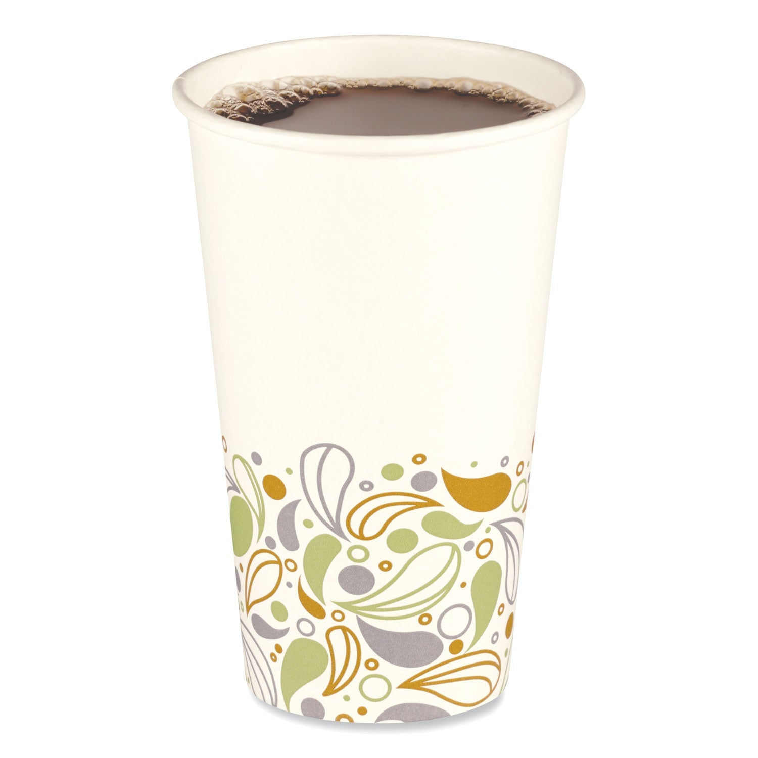 Boardwalk Deerfield Printed Paper Hot Cups, 16 oz, 50 Cups/Sleeve, 20 Sleeves/Carton