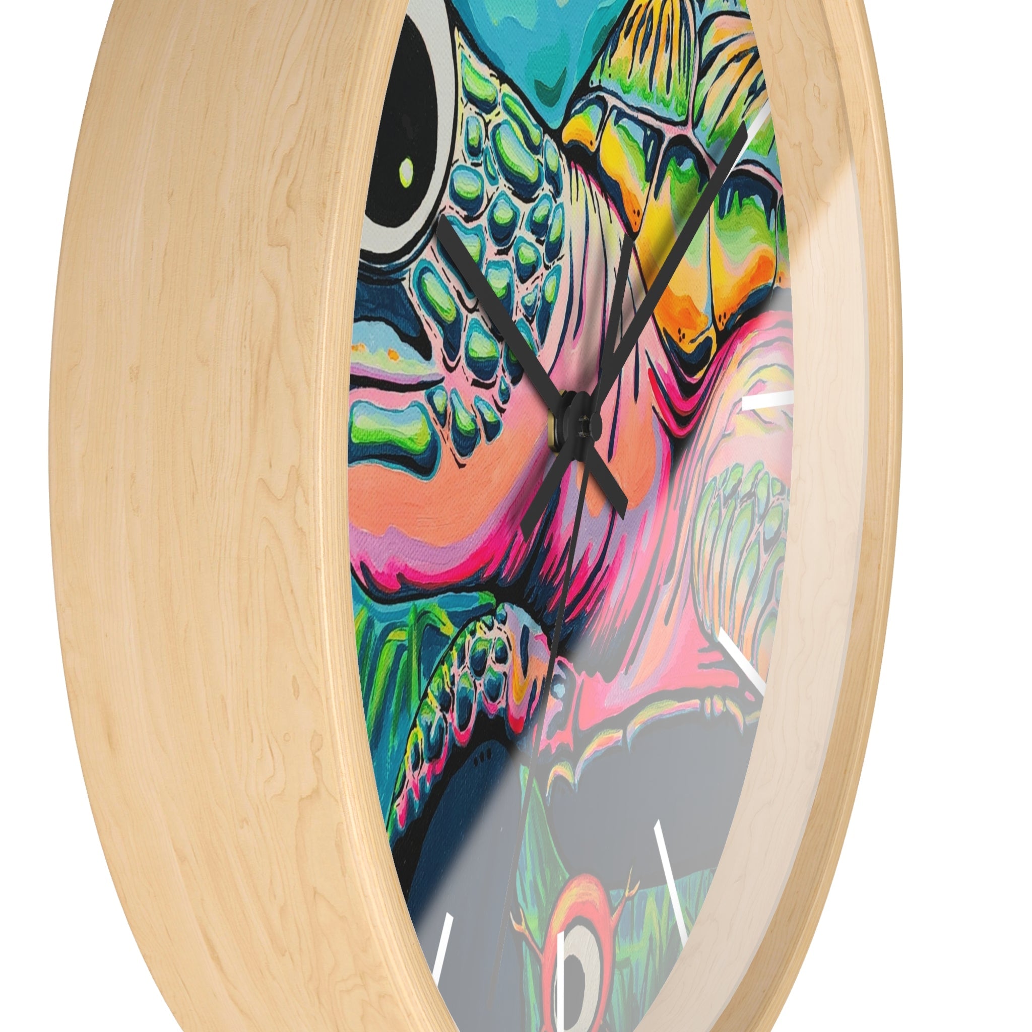 Cyclops Turtle Pop Art Wall Clock