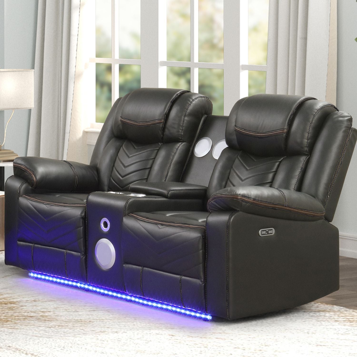 Challenger - LED Power Recliner Set