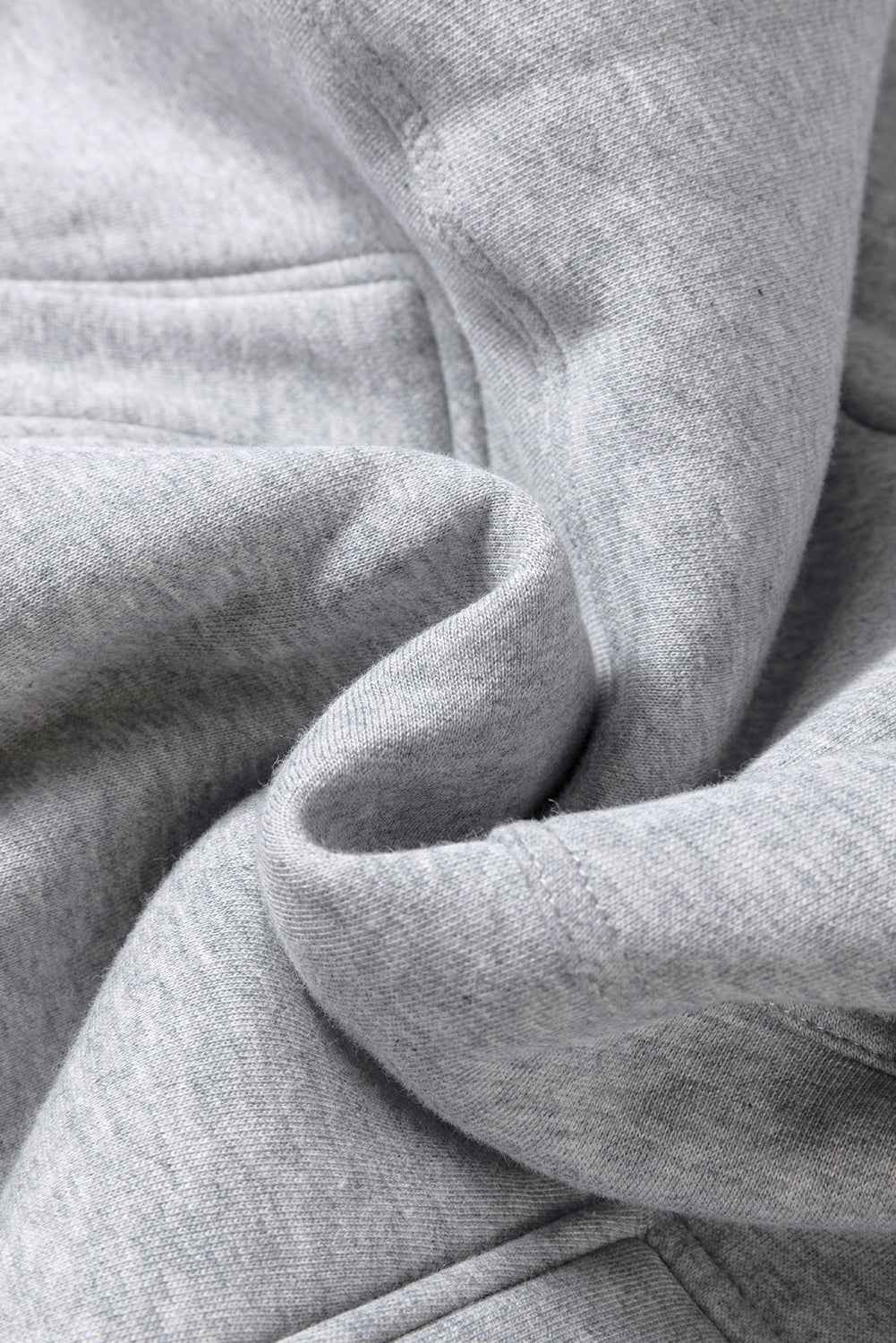 Solid Reverse Seams Hoodie and Joggers Set