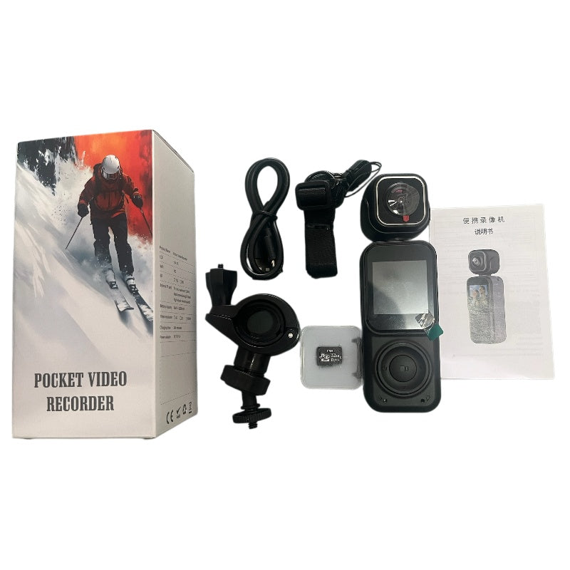 Panoramic Sports Camera Handheld DV Outdoor HD 4K Dual Lens Cycling Recorder Camera