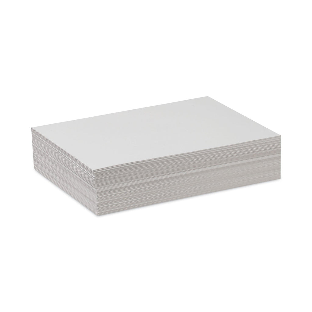 Pacon White Drawing Paper, 47 lb Text Weight, 9 x 12, Pure White, 500/Ream