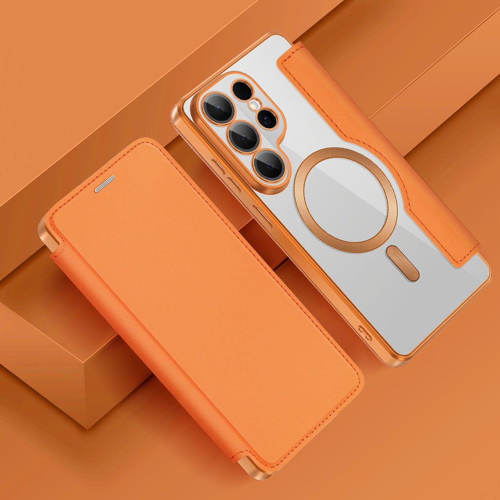 Magnetic Flip Leather Case Drop Proof Protective Phone Case