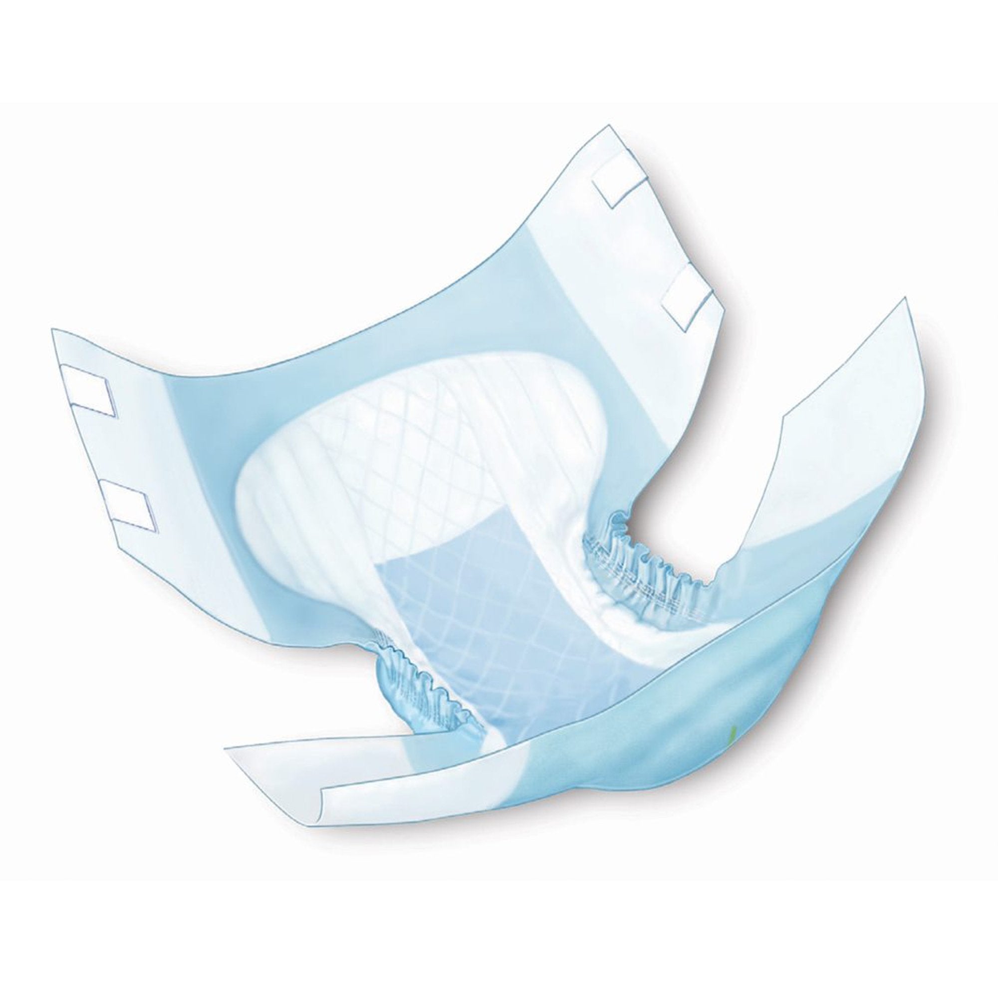 Wings™ Quilted Plus with BreatheEasy™ Technology Incontinence Brief, Large 66134