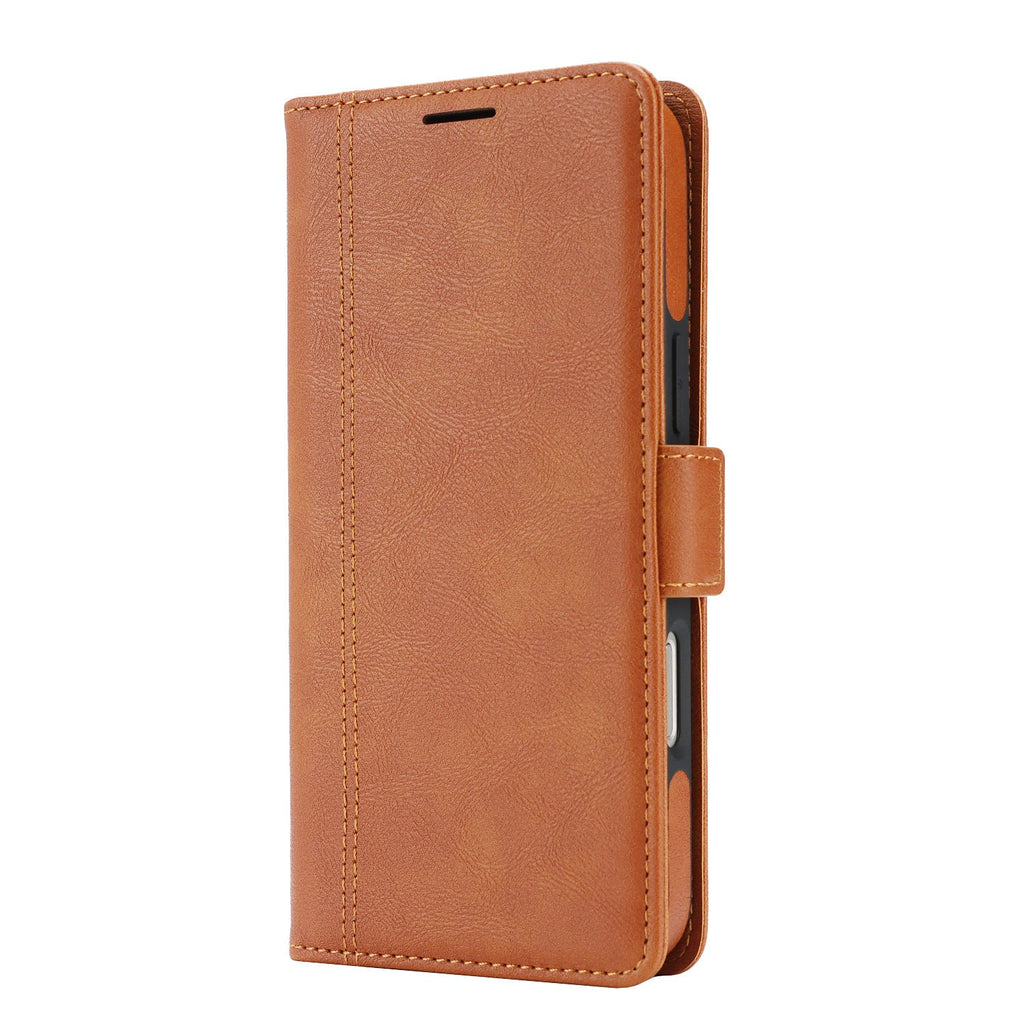 Wireless Charging Magnetic Leather Phone Case