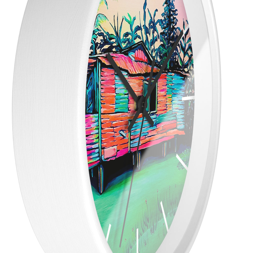 Luis Russell House Bocas Pop Art Wall Clock