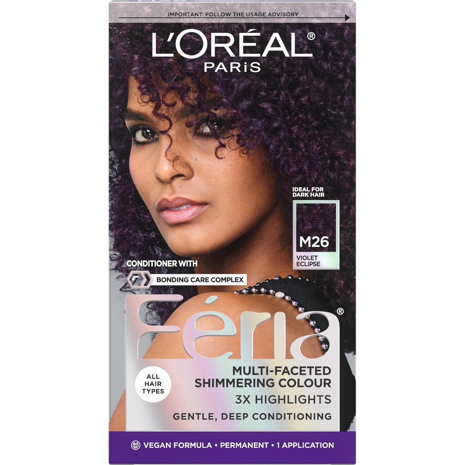 Shimmering Permanent Hair