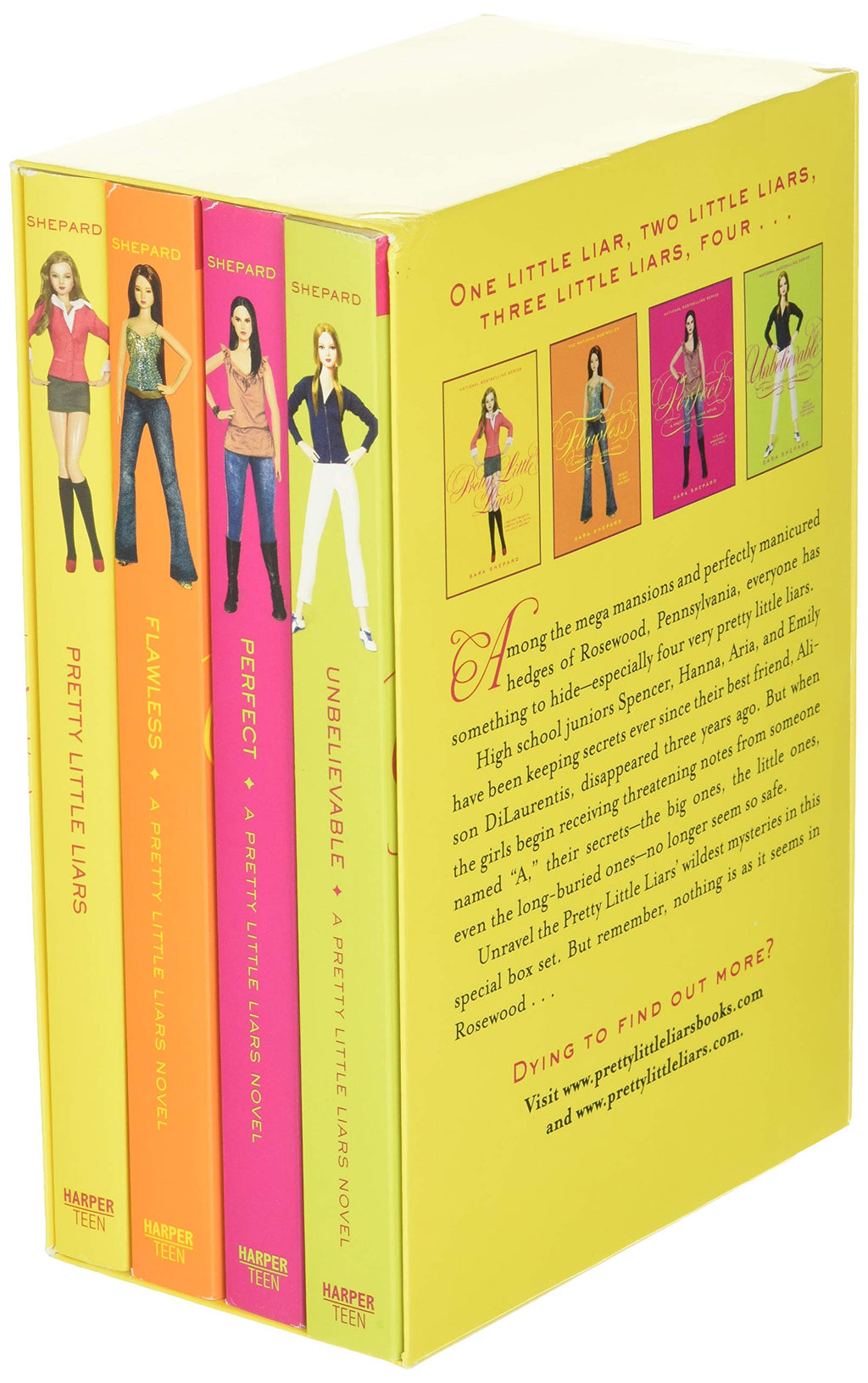 Pretty Little Liars Box Set: Books 1 to 4 by Shepard, Sara
