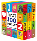 First 100 Board Book Box Set (3 books): First 100 Words, Num