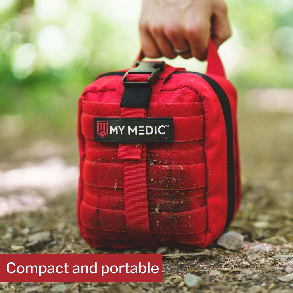 My Medic MYFAK Pro First Aid Kit, Trauma & Medical Supplies for Survival, Red MM-KIT-U-MED-RED-PRO-V2