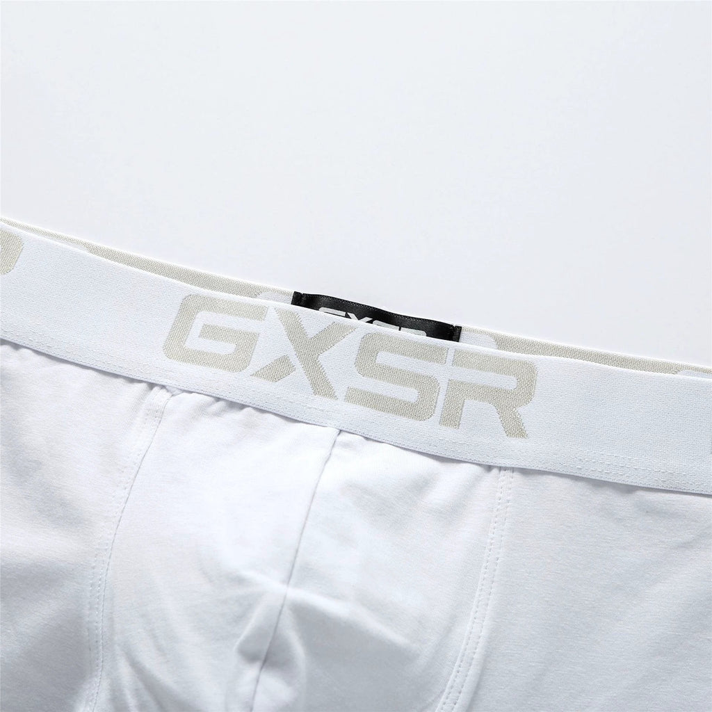 Men's Purified Cotton Low Waist Breathable Comfortable Solid Color Underwear