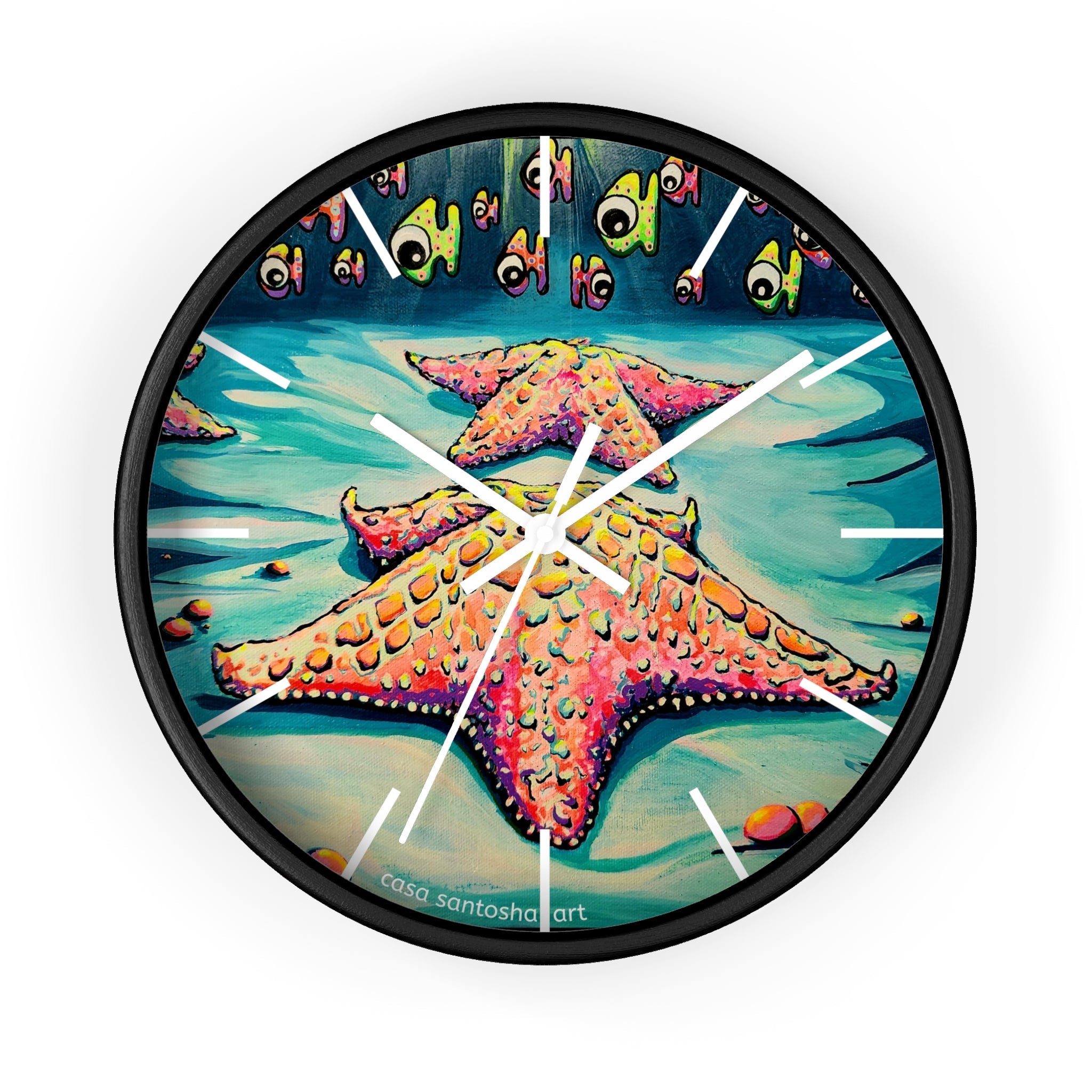 Cyclops Starfish Pop Art Wall Clock