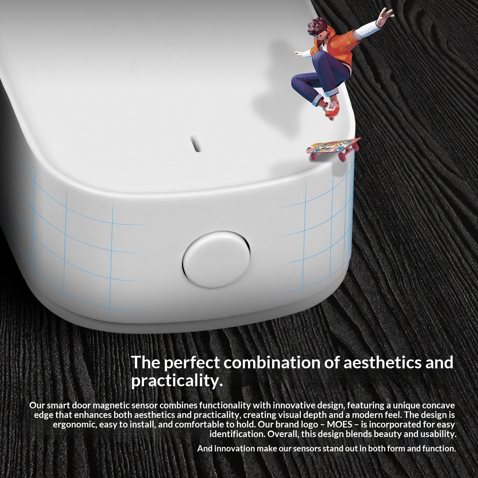 Wireless Security Doorwindow Magnetic Sensor