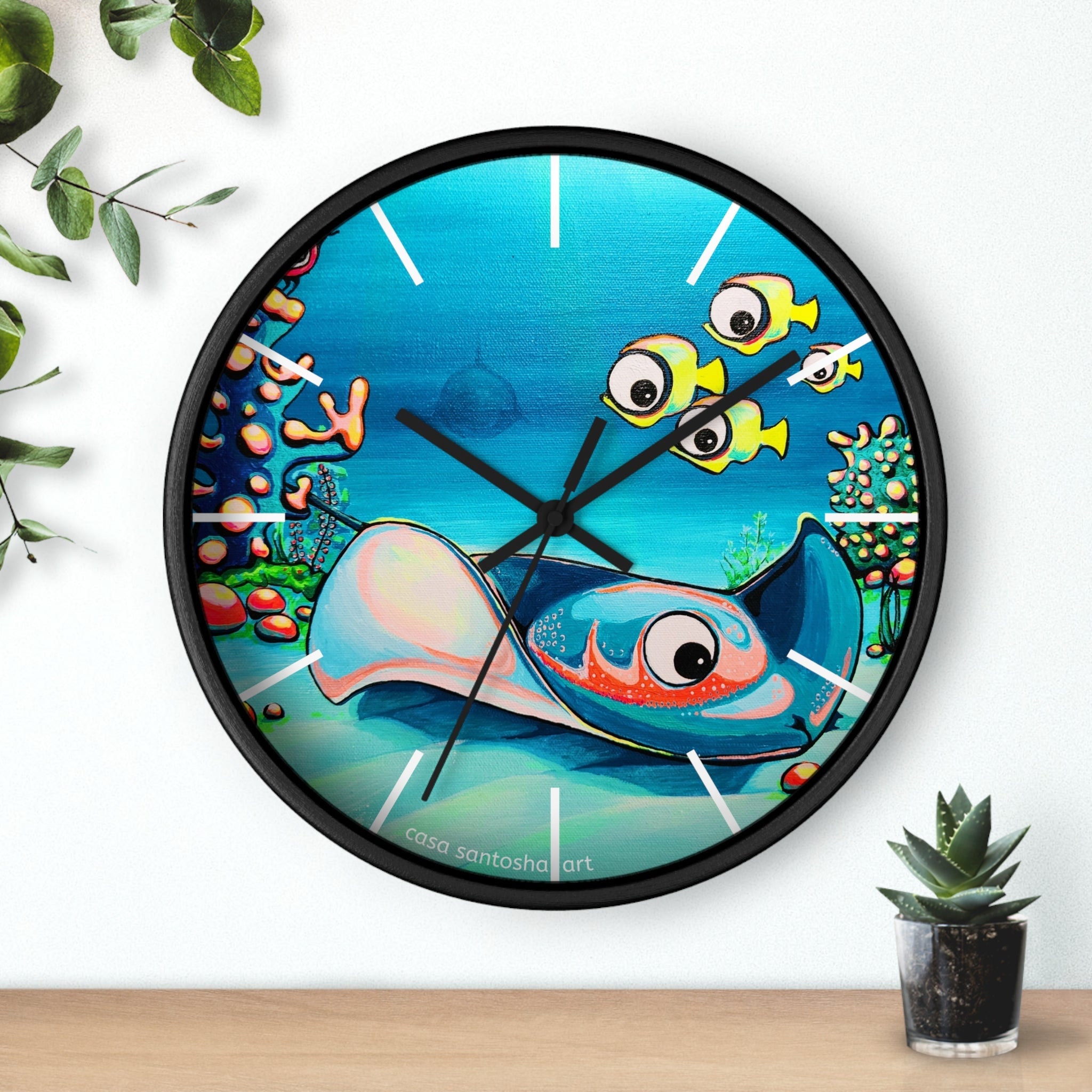 Cyclops Stingray Pop Art Wall Clock