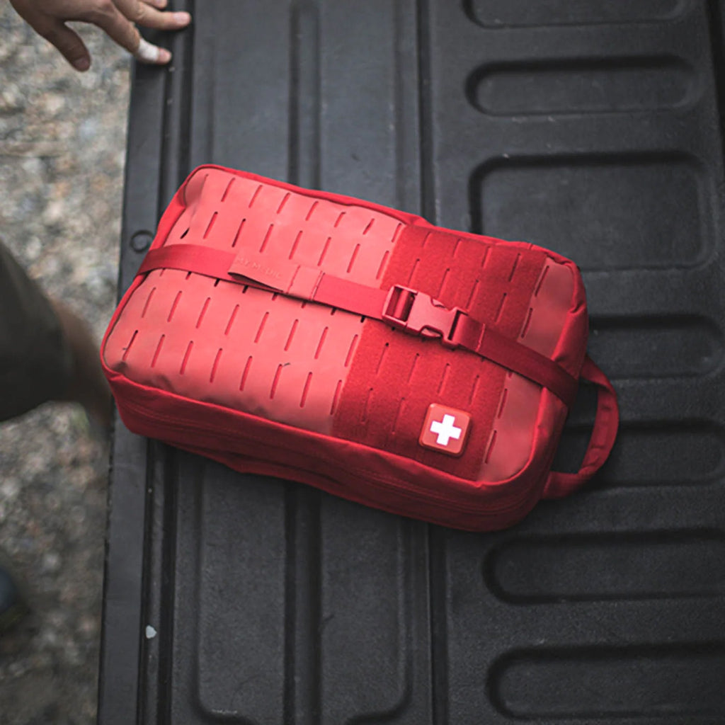 My Medic MyFAK First Aid Kit, Large Trauma Kit with Medical Supplies, Red MM-KIT-U-MFK-LG-RED-STN