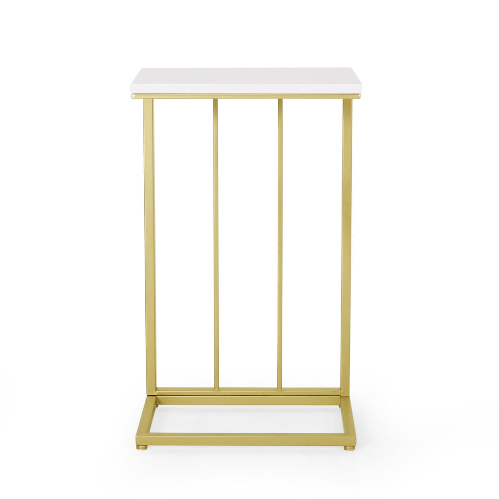 Modern Glam C - Shape End Table