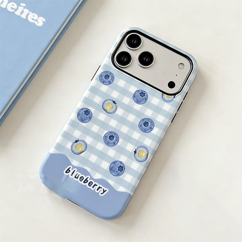 Matte, All-around Drop-proof Phone Case With A Fruit Pattern