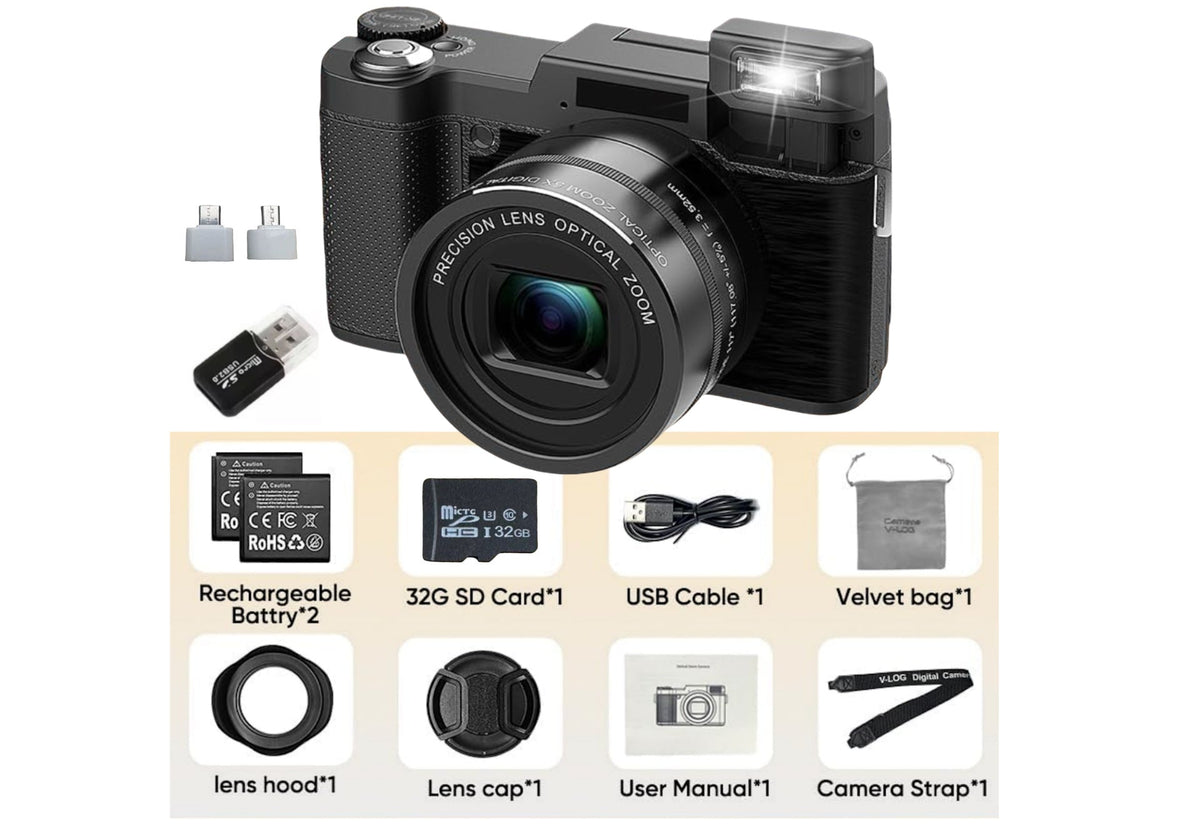 English language Version Of A High definition Digital Camera With 5x Optical Zoom