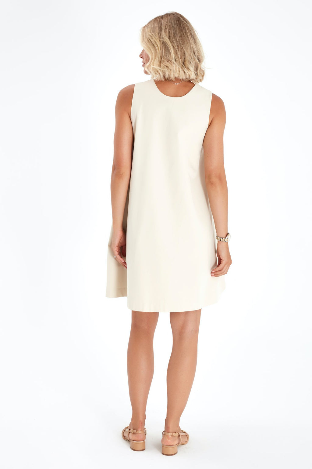 Amaze Sleeveless Cotton Maternity/Nursing Swing Dress