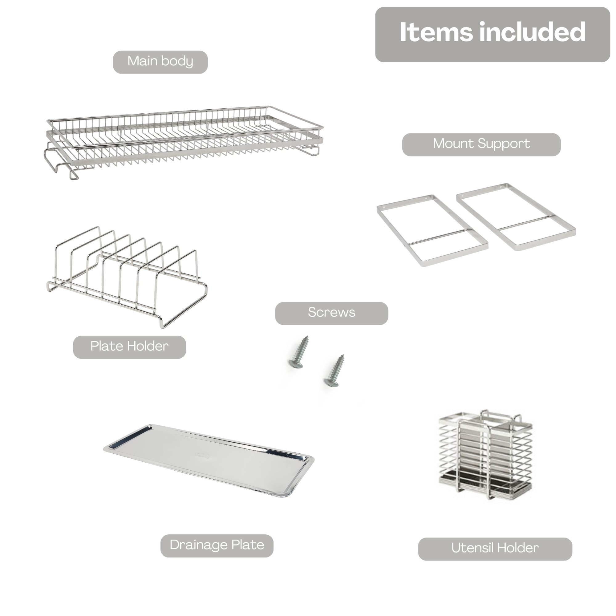 Attaching Dish Rack 600