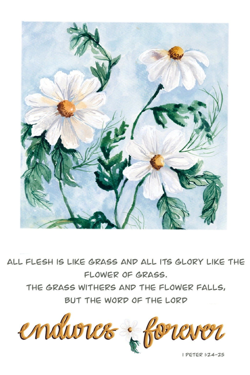 Polaroid Bible Verse Art Prints