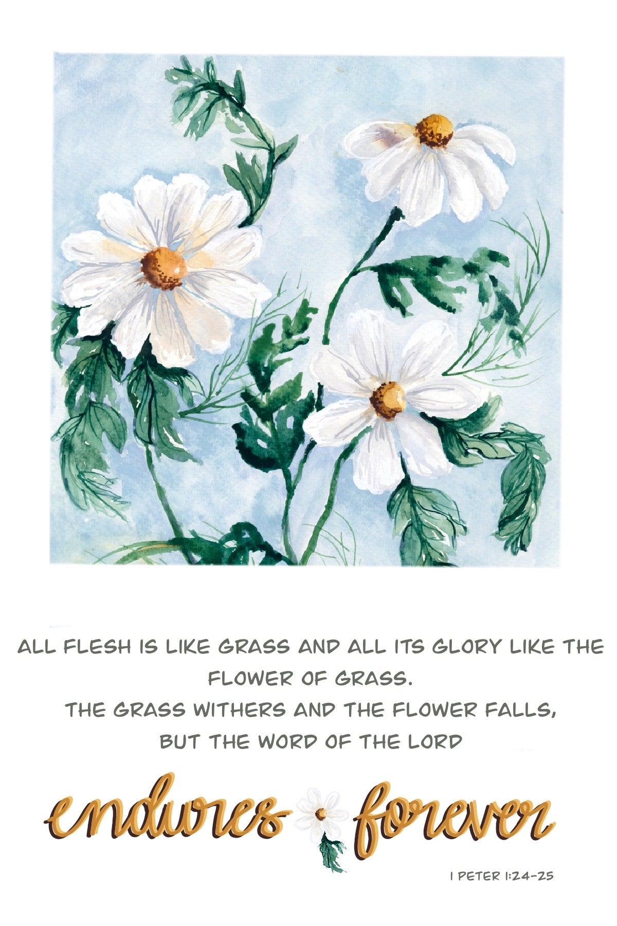 Polaroid Bible Verse Art Prints