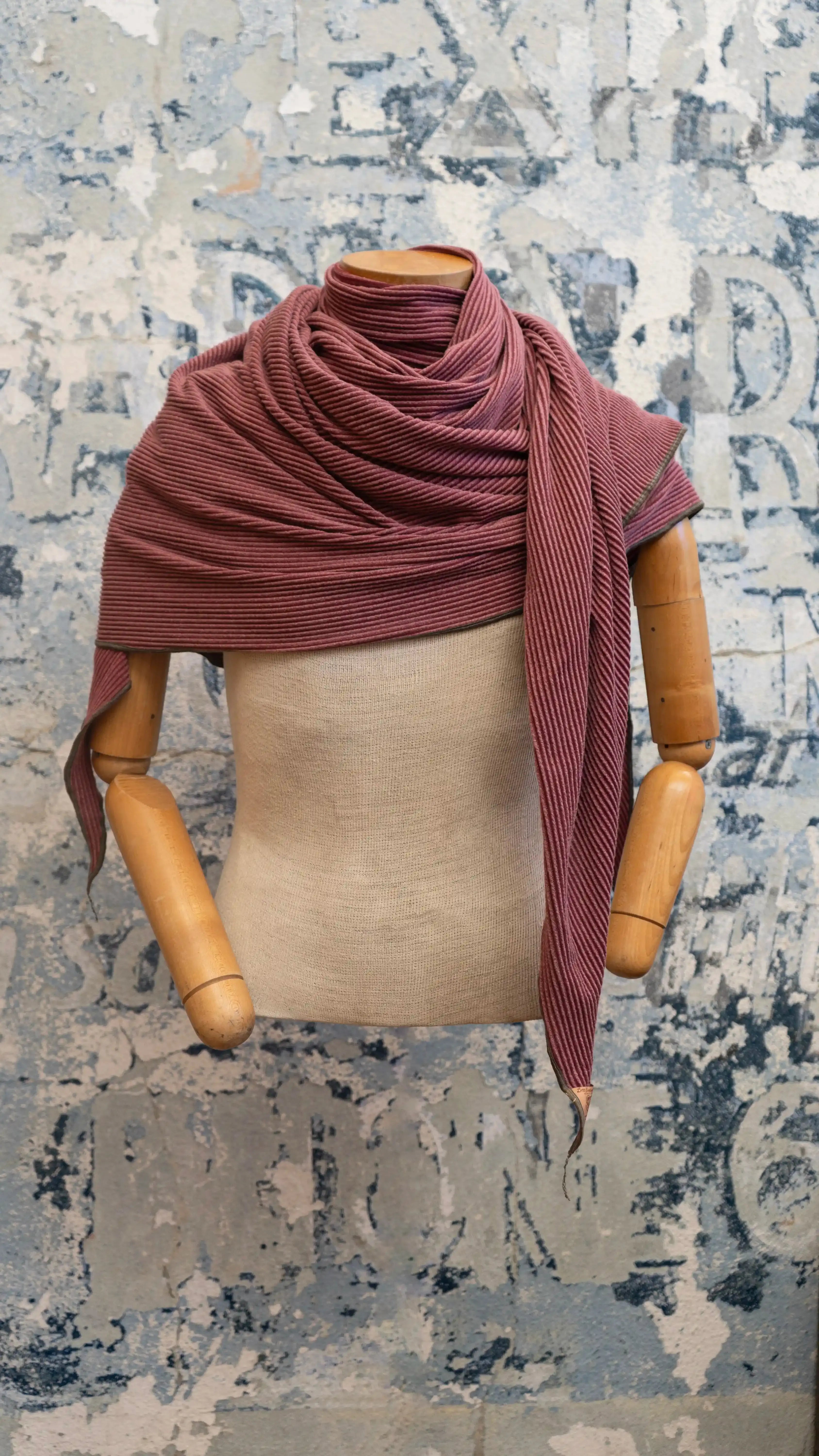 Burgundy DNA Scarf