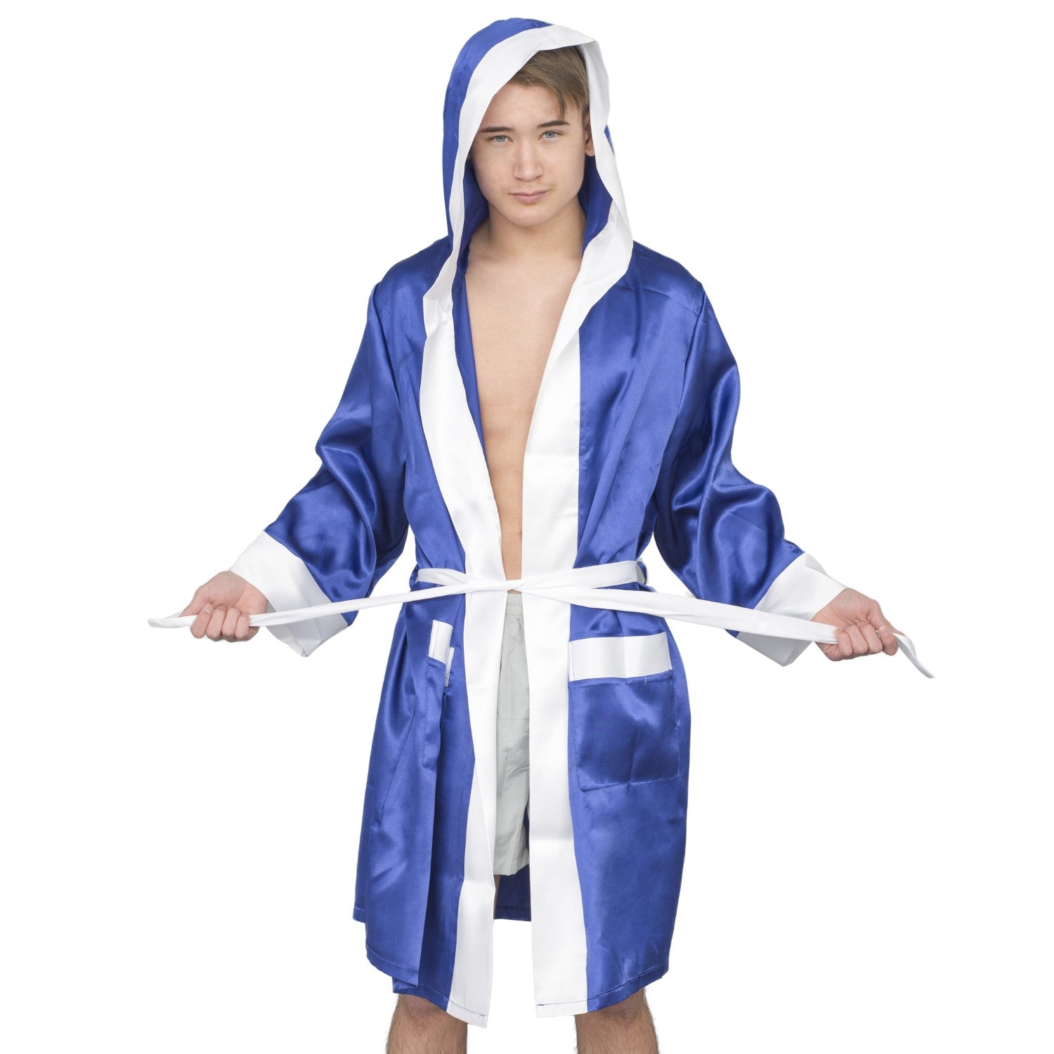 Boxing Movie Robe with Hood Halloween Cosplay Costume