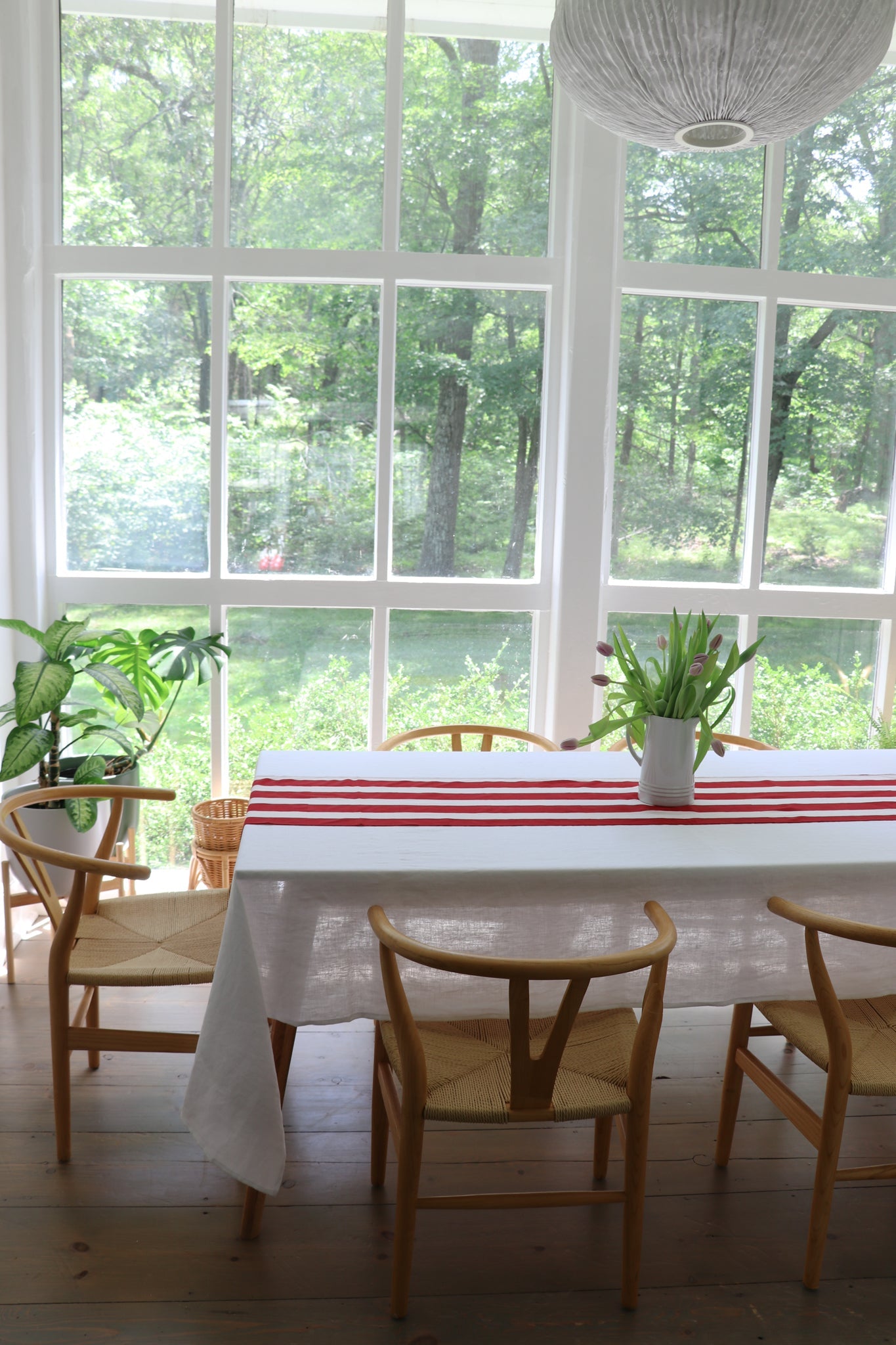 Red Stripe Table Runner