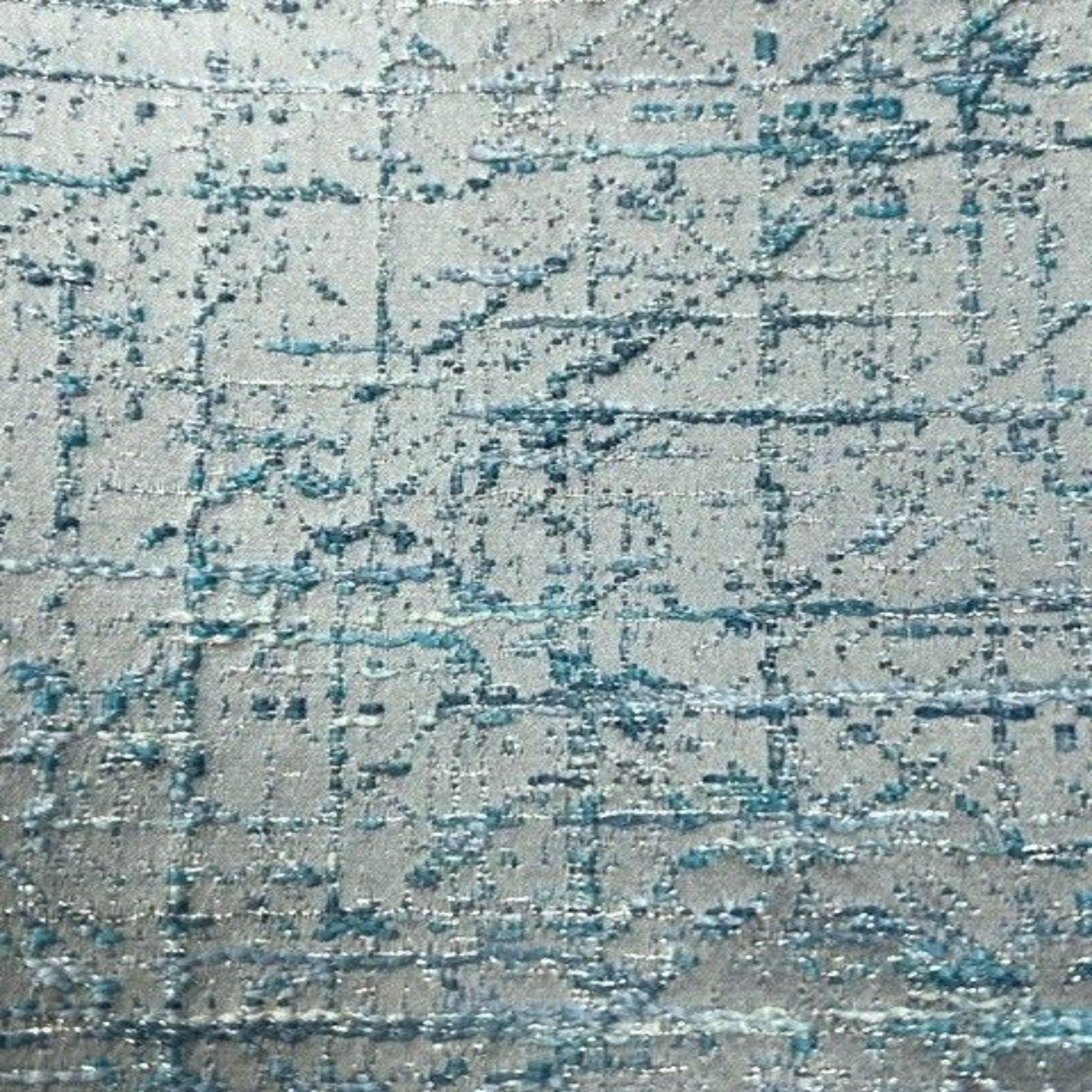 Mumbai Sparkling Jacquard Tablecloth - Blue