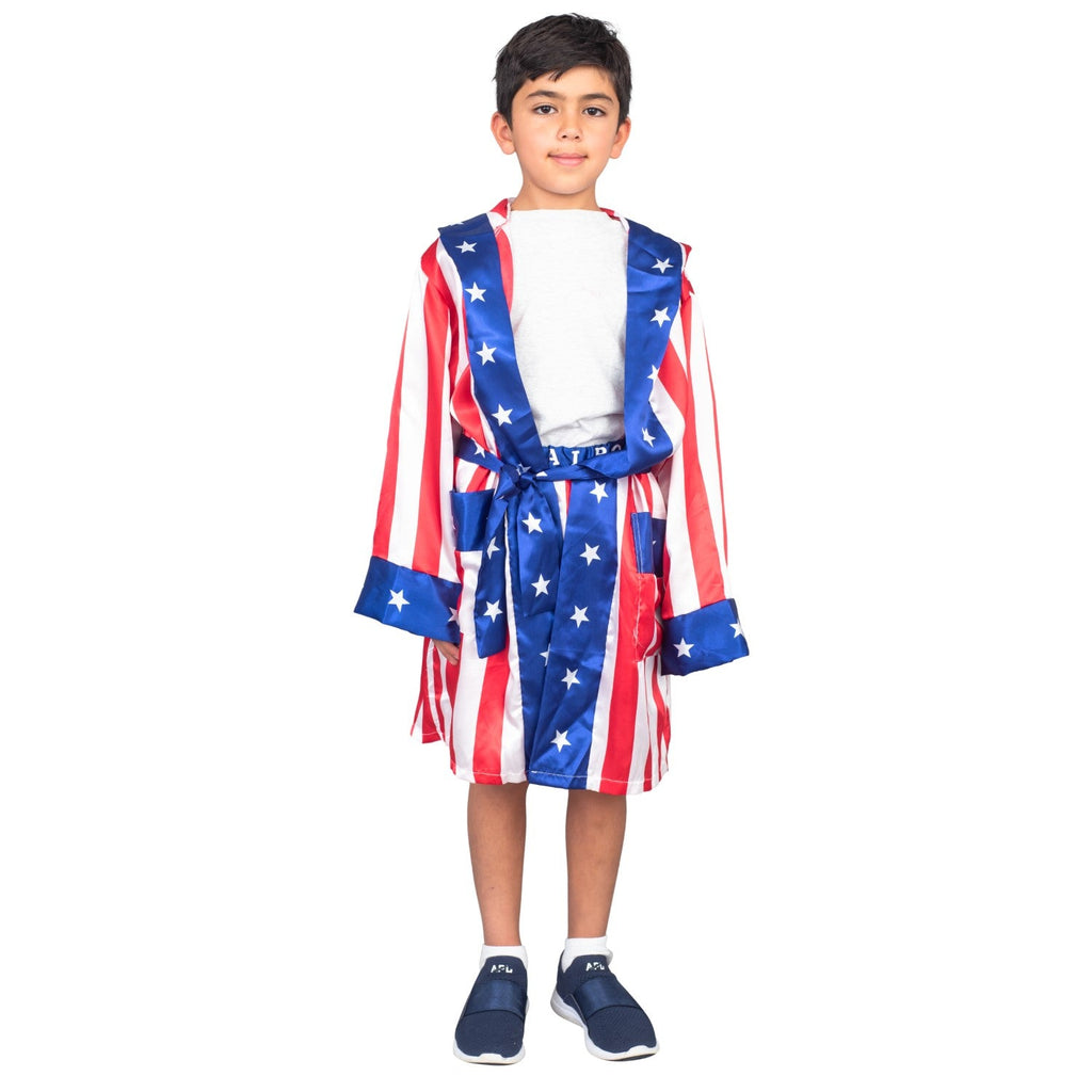 Boxing Movie Hero Halloween Costume Cosplay Robe/Shorts Set