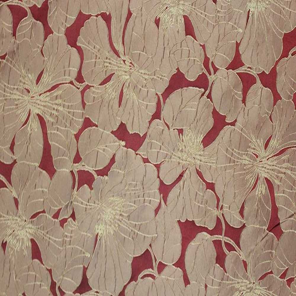 Cambridge Floral Jacquard Tablecloth - Wine