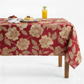 Cambridge Floral Jacquard Tablecloth - Wine