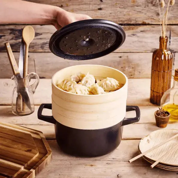 Cocotte with Steamer Inserts — 2.5 QT