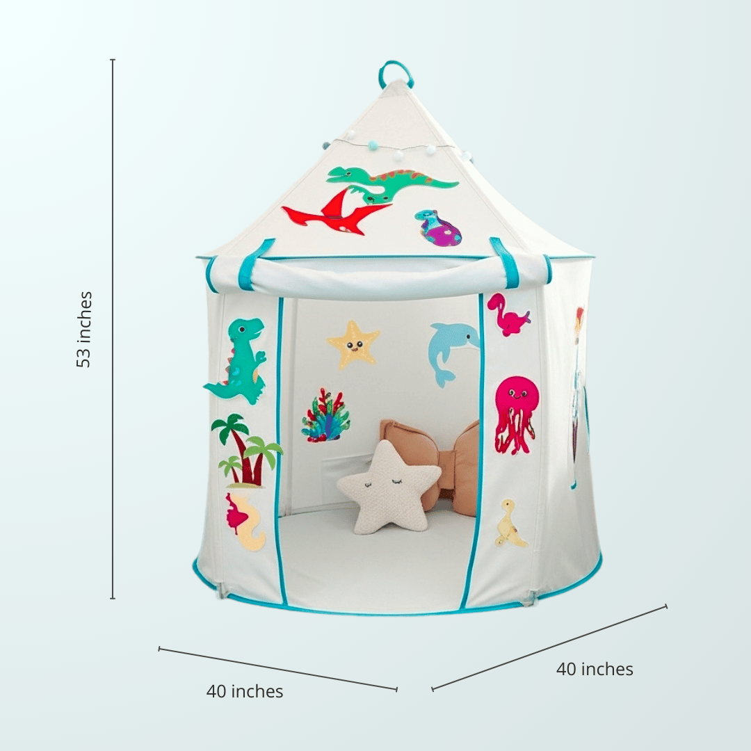 The ZeeZee Adventure Tent 2 - One Tent. Changeable Themes.